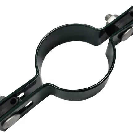 Apkaba apvaliam stulpui ø38 mm, tiesi, plieninė