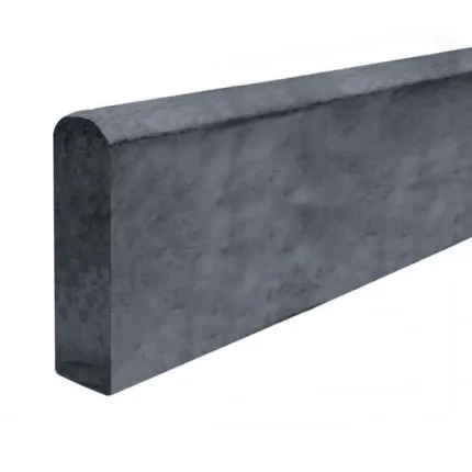 Tvoros pamatas tiesus lygus betoninis 2500x200x60 mm, grafitinis, impregnuotas